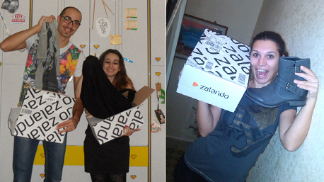 La felicità di trnder Sindarin e trnder Sara12 dopo i loro acquisti con Zalando 