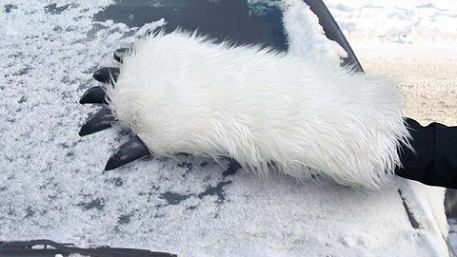 IJskrabben saai? Met een yeti-ijskrabber is dit klusje zo geklaard.