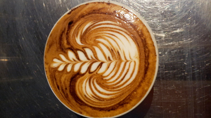 Beautiful monday: art in my coffee