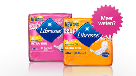 Libresse, maandverband, onbezorgd, zekerheid, trnd, discreet