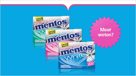 trnd-project met Mentos Gum White