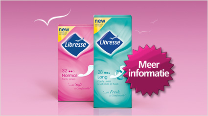 Libresse, inlegkruisjes, fris, droog, comfortabel, zacht, elke dag