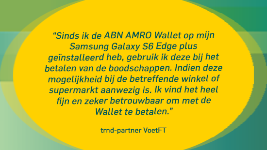 ... maar ook gewoon bij het boodschappen doen. Inmiddels kun je op heel veel plekken ...