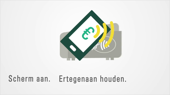 …je telefoon tegen de betaalautomaat met contactloos betalen-logo te houden. Met de Wallet… 