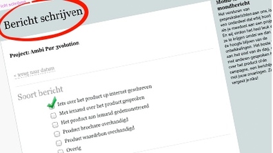 Online reviews schrijven over de Ambi Pur 3volution en ons daarover een gespreksbericht sturen
