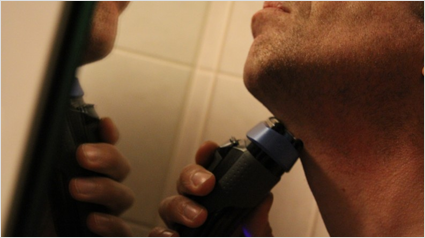 Scheren met het °CoolTec systeem aan, zorgt voor minder huidirritatie.