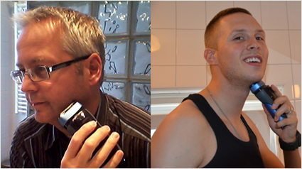 Braun ºCoolTec: waterproof en afspoelbaar.