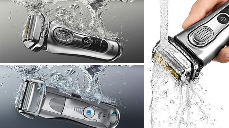 Beide Braun Series zijn afwasbaar en kunnen volledig onder water gedompeld worden. 