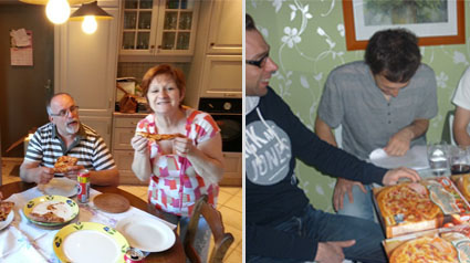 Met wie heb jij het weekend over Casa di Mama gepraat?