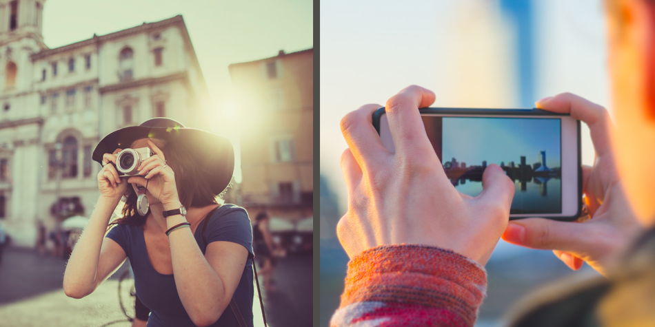 Digitale camera of smartphone