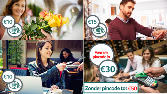 ...is je betaling geslaagd. Als het totaal van achtereenvolgende betalingen boven de €50 komt, is je pincode weer nodig.