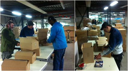 De pakketten komen eraan!