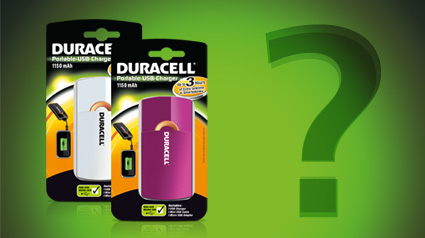 Stem op de beste naam voor de Duracell Mobiele Oplader.