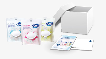 Edet vochtig toiletpapier schoon fris zuignap wc-papier hygiëne verzorgend