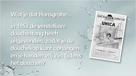Wist je dat Hansgrohe...
