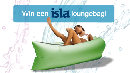 ... een loungebag van isla!" Er zullen 10 loungebags verloot worden aan het einde van het project. Winnaars worden per e-mail op de hoogste gesteld. 