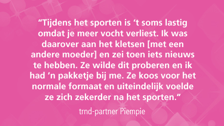 Of over een gesprek in de sportschool.