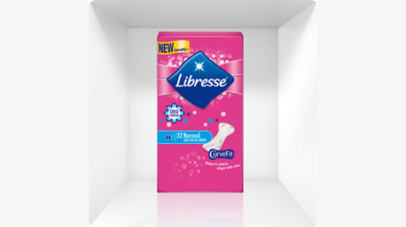 Libresse Normal Deo Fresh inlegkruisjes zijn licht geparfumeerd voor een extra fris gevoel.