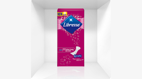 Libresse Extra Long inlegkruisjes zijn extra lang en absorberend.