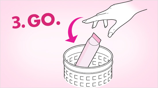  Je kunt het maandverbandje nu of op een later moment onbezorgd weggooien! De SecureFit pasvorm...