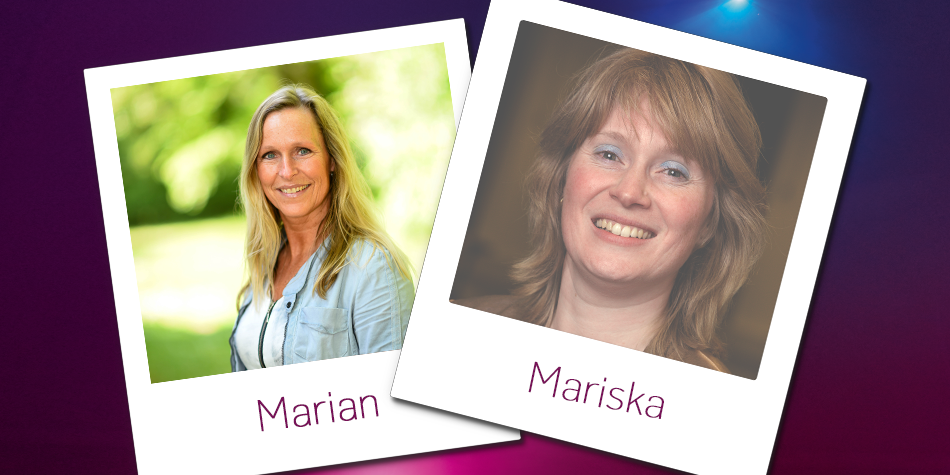 Zeg gedag tegen Marian en Mariska!