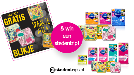 Spaar ze allemaal en kijk voor meer informatie over de winactie op www.libressetraveltins.nl!