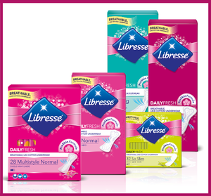 De vernieuwde Libresse Dailyfresh inlegkruisjes