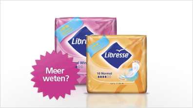 Het vernieuwde Libresse ultra normal maandverband.
