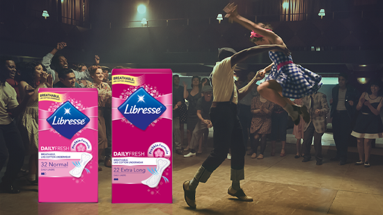 De vernieuwde Libresse Dailyfresh inlegkruisjes helpen je om je fris en zelfverzekerd te voelen …