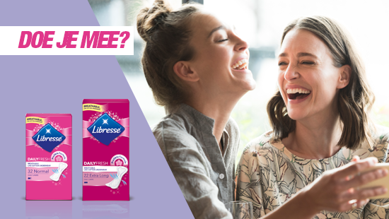 … door je in te schrijven voor dit trnd-project. Wij zijn heel benieuwd naar jouw mening over de Libresse Dailyfresh inlegkruisjes! Let the girl talk begin!