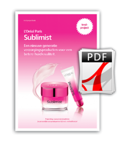 Sublimist mooie huid projectboek