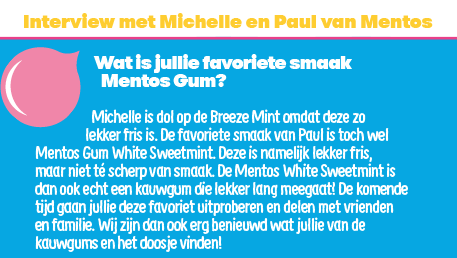 Einde van het interview! Zeg Paul en Michelle gedag in een reactie :-) 