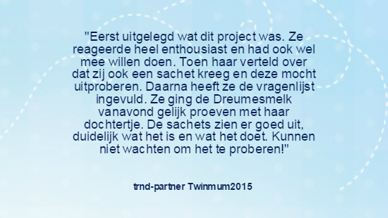 Zo maken trnd-partners Nutrilon Dreumesmelk bekend.