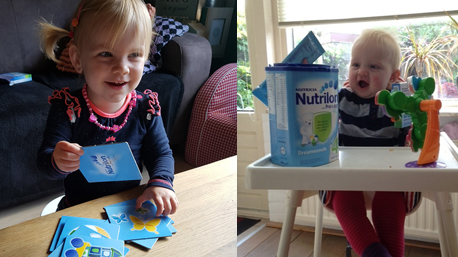 L: Meisje van trnd-partner claudje en R: Kleintje van trnd-partner frederikeb