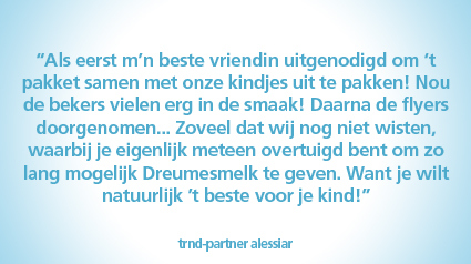 Zo maken trnd-partners Nutrilon bekend. 