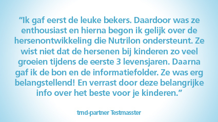 Zo maken trnd-partners Nutrilon bekend. 