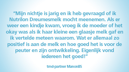 Zo maken trnd-partners Nutrilon bekend. 