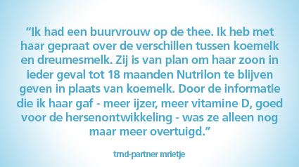 Zo maken trnd-partners Nutrilon bekend. 