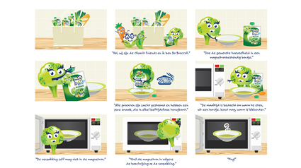 In een mum van tijd een warme maaltijd met Olvarit Friends.