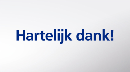 Bedankt!