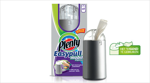 Uniek aan de nieuwe Plenty Easypull Mobile is het Flexi-Fix systeem. Hierdoor hecht Plenty Easypull Mobile zich makkelijk aan gladde oppervlakken. Op het aanrecht, op de eettafel in de keuken, op een kastje in de bijkeuken …