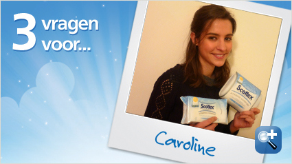 Zeg gedag tegen Caroline, ons aanspreekpunt bij Scottex!