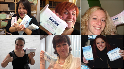 Scottex vochtig toiletpapier: de eindsprint.