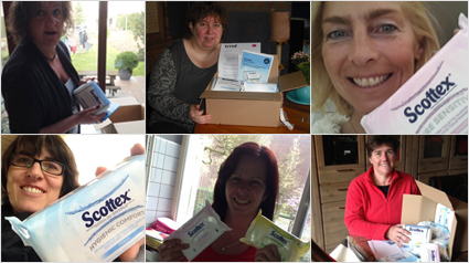 Startpakket uitpakken en foto's maken.