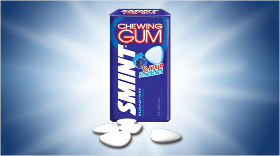 Smint Chewing Gum geeft je een langdurig fris mondgevoel. Smint is bekend van de mintjes. Smint is nu ook verkrijgbaar als kauwgum…