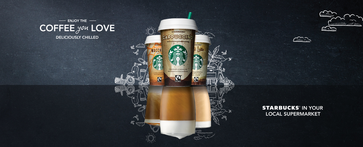Iedere koffiedrinker vindt wel zijn favoriete koffie in het brede Chilled Classics assortiment voor een verfrissend Starbucks verwenmoment.