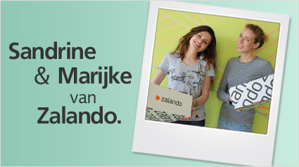 Even voorstellen: Sandrine en Marijke van Zalando.