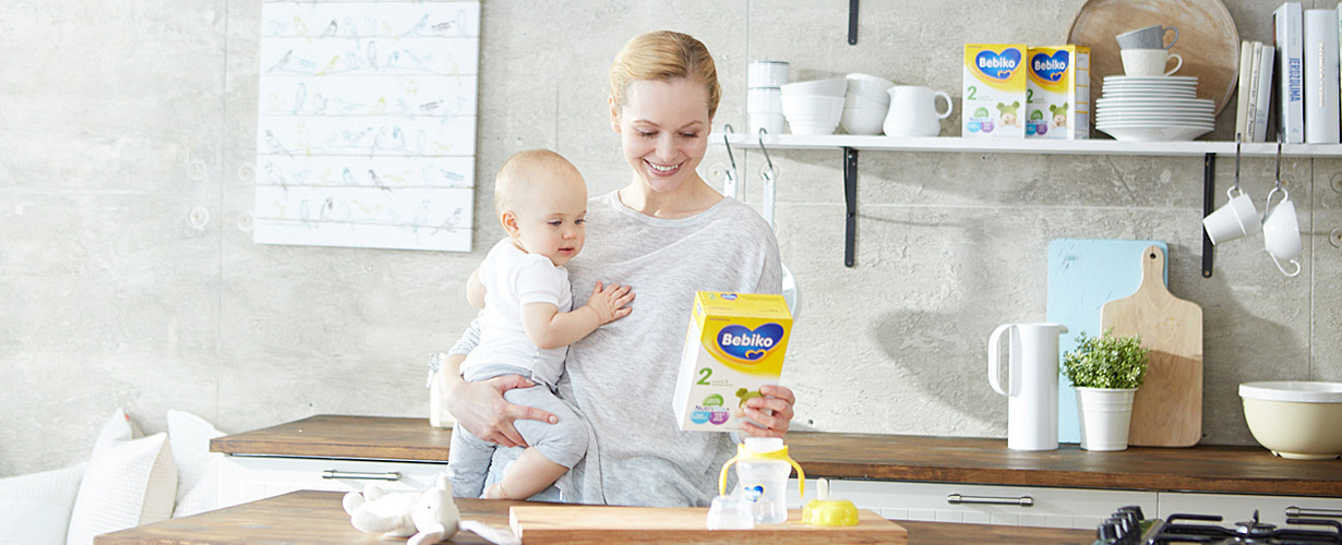 Przygotuj pierwszą porcję Bebiko 2 NutriFlor+ dla Twojego malucha!