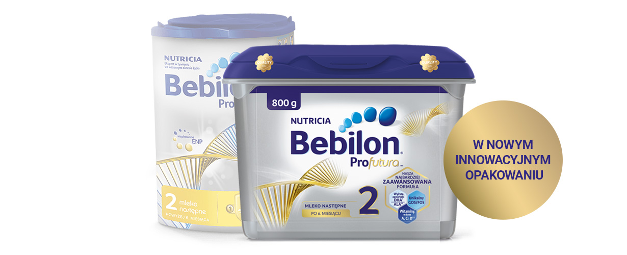 Odkryj Bebilon Profutura 2 w nowym innowacyjnym opakowaniu!