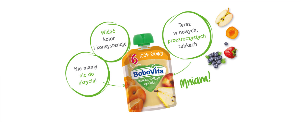 Podając dziecku mus owocowy BoboVita w tubce możesz być pewna, że Twoje dziecko jest bezpieczne.